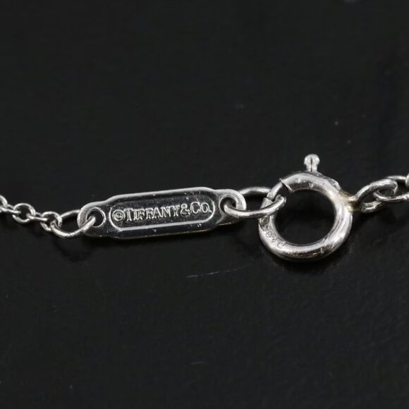 Tiffany & Co. Platinum 0.25 CTW Diamond Heart Necklace - Picture 5 of 6